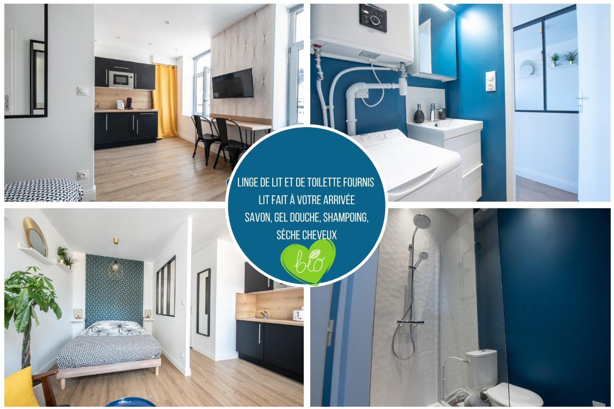 Au Nouveau Boulonnais - 4 Appartements Charmants Pour Couples, Familles Et Groupe D'Amis, Vieille Ville Et Centre Ville De Boulogne Sur Mer Exterior foto