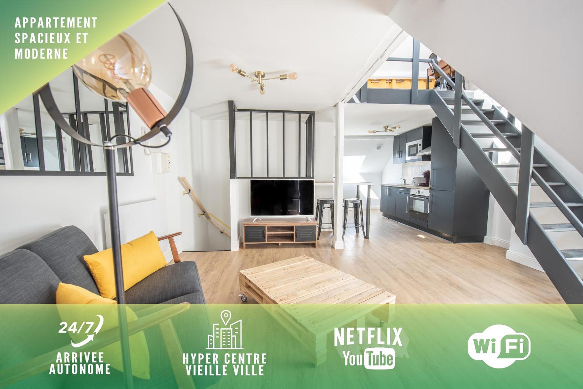 Au Nouveau Boulonnais - 4 Appartements Charmants Pour Couples, Familles Et Groupe D'Amis, Vieille Ville Et Centre Ville De Boulogne Sur Mer Exterior foto