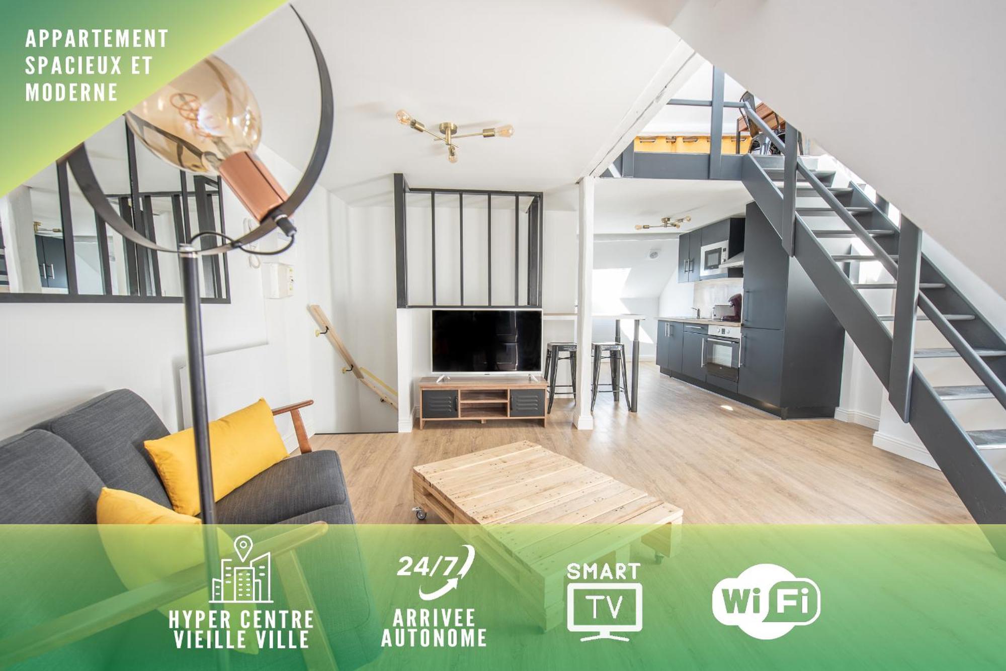 Au Nouveau Boulonnais - 4 Appartements Charmants Pour Couples, Familles Et Groupe D'Amis, Vieille Ville Et Centre Ville De Boulogne Sur Mer Exterior foto